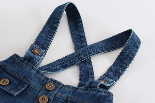 Denim Overall Skirt