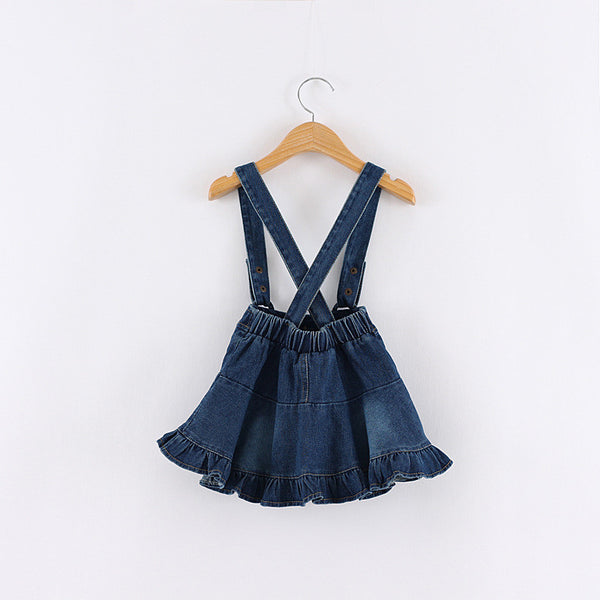 Denim Overall Skirt