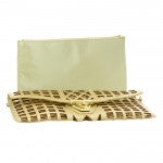 Laser Cut Silver Clutch