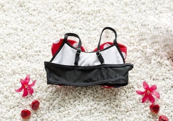 Polka Dot Pop Three Piece Bathing Suit