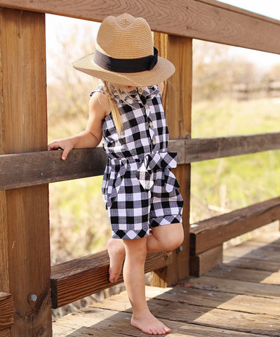 Mad For Plaid Romper