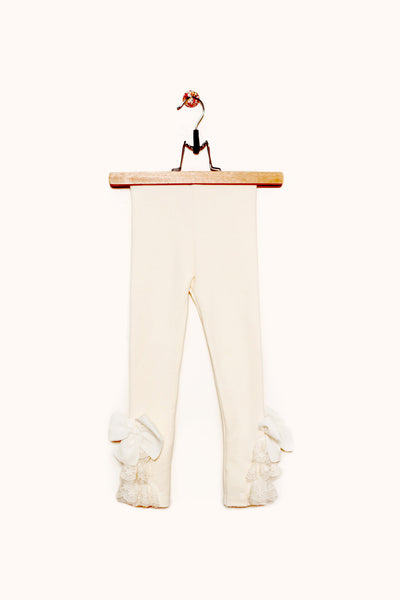 Lace Trimmed Legging