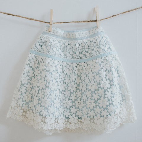 Crochet Overlay Skirt