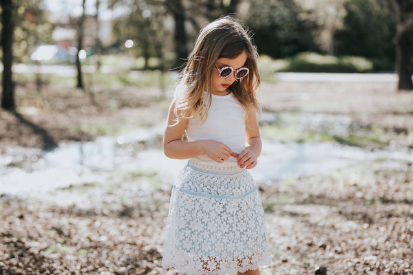 Crochet Overlay Skirt
