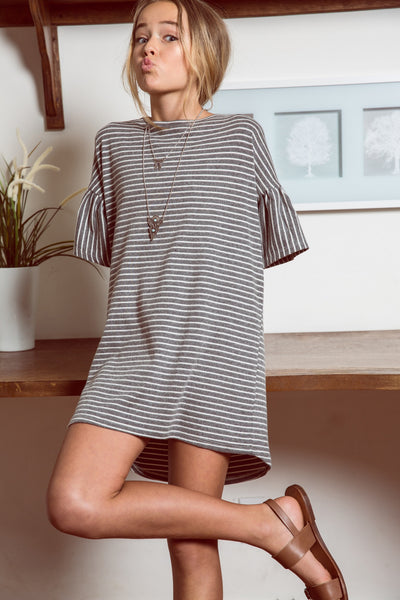 Oversized Stripe Dress