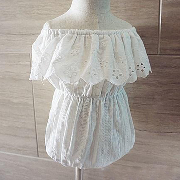 Eyelet Romper