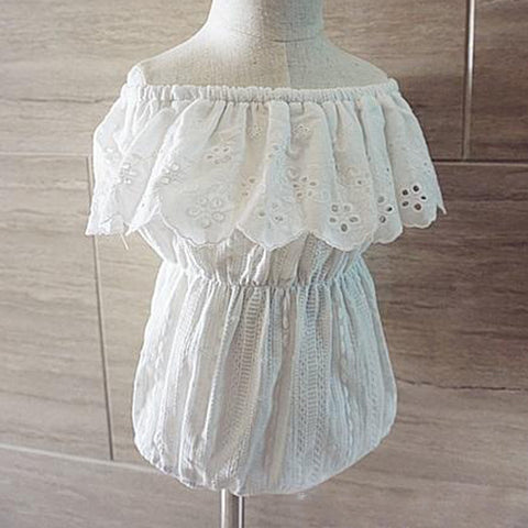 Eyelet Romper