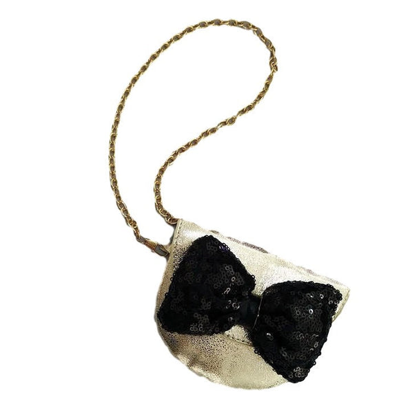 Stunner Sequin Bow Bag
