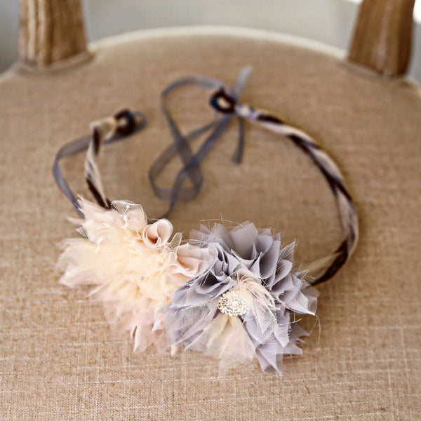 Tulle Goddess Flower Crown
