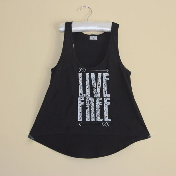 Live Free Adult Tank