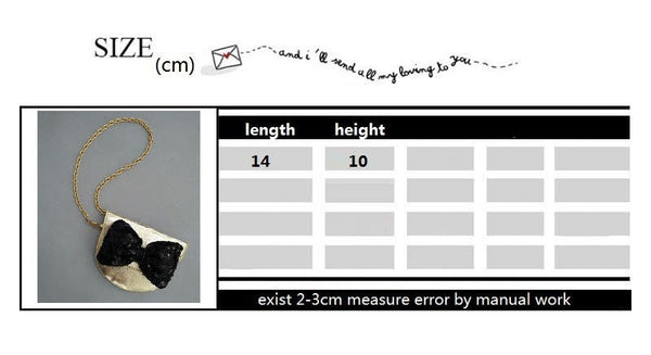 Stunner Sequin Bow Bag