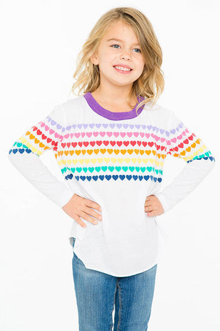 Chaser Prism Hearts Love Pullover